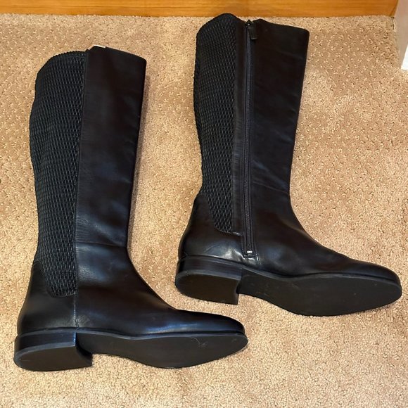 Cole Haan Elverton Knee High Black Leather Winter Boot, Size 9B - Picture 12 of 13